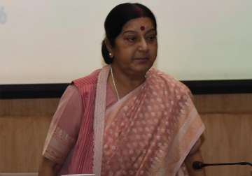 File pic - Sushma Swaraj at an event in New Delhi.