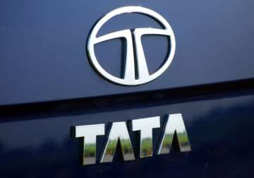 File pic - Logo of Tata Motors 