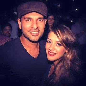 Yuvraj Singh and Hazel Keech