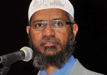 File pic of Islamic preacher Zakir Naik 