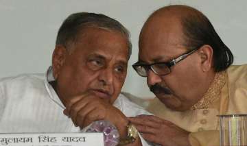 Amar Singh with Mulayam Singh Yadav