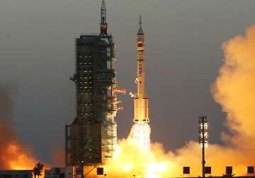 File pic - China put a pair of astronauts in space in October 