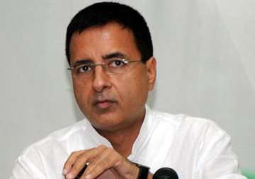 File pic - Congress spokesperson Randeep Singh Surjewala