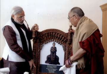 PM Modi with Dalai Lama