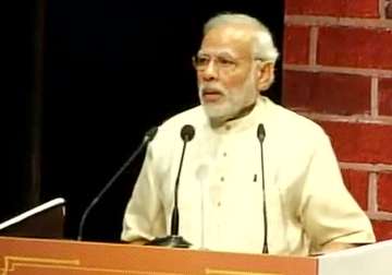 PM Narendra Modi speaks at an event in Mumbai 