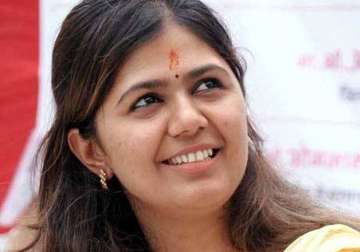 File pic of Maharashtra Minister Pankaja Munde