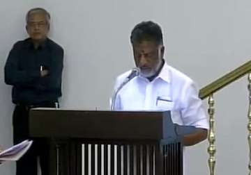 Panneerselvam sworn in as Tamil Nadu Chief Minister for third time