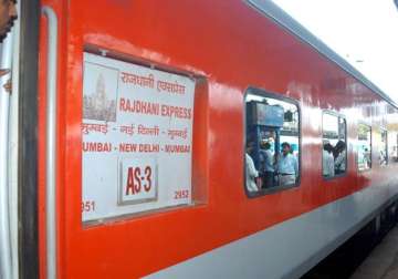 File pic of New Delhi-Mumbai Rajdhani Express 