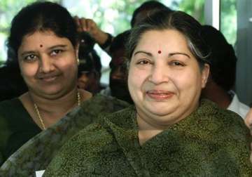 File pic of Sasikala and Jayalalithaa 