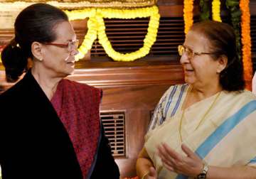 File pic - Sonia Gandhi meets LS Speaker over disruption of House proceedings