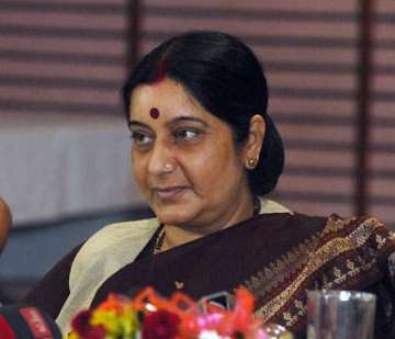 Sushma Swaraj exposes stage-managed kidnapping of Indian in Serbia