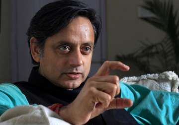 File pic of Congress leader Shashi Tharoor