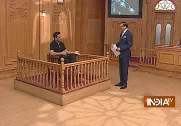 Bollywood actor Akshay Kumar in Aap Ki Adalat  