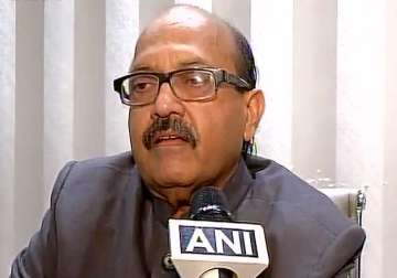 Amar Singh speaks to media in Lucknow 