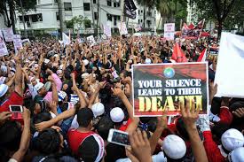 Protests against alleged inaction of the State concerning Rohingya Muslims