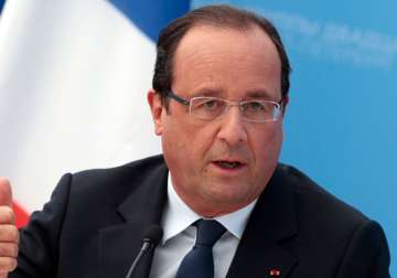 File pic - French President Francois Hollande 