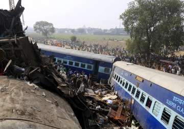 File pic - Derailment of Indore-Patna Express