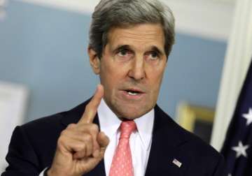 File pic - Outgoing US Secretary of State John Kerry