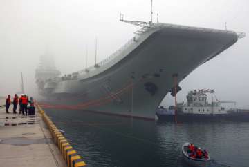 China's first aircraft carrier, the Liaoning