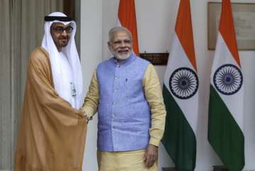 PM Modi with UAE Crown Prince