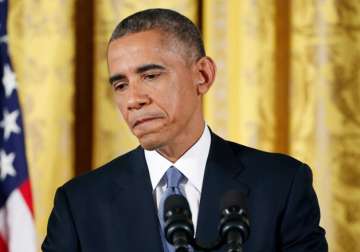 File pic - Outgoing President Barack Obama