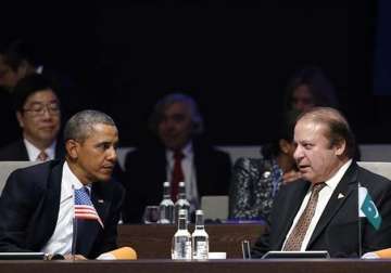 File pic - Barack Obama and Nawaz Sharif 