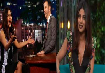 Priyanka Chopra on Jimmy Kimmel’s show