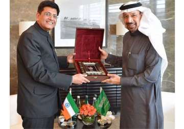 Tricolour hoisted upside down during Piyush Goyal’s meeting with Saudi Minister 