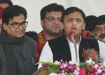 Ram Gopal Yadav today declared Akhilesh Yadav national president of SP