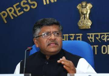 File pic - Ravi Shankar Prasad