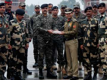 Indian, Pakistani forces, BSF, Republic Day