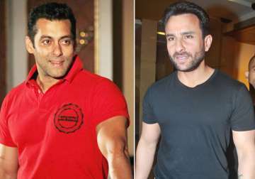 File pic - Salman Khan and Saif Ali Khan 