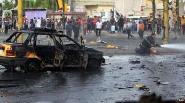 Suicide car bombing rocks Baghdad, leaves 11 dead