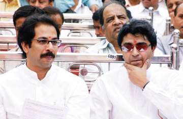 Uddhav Thackeray with Raj Thackeray