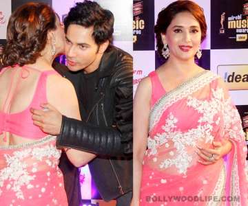 Varun Dhawan and Madhuri Dixit