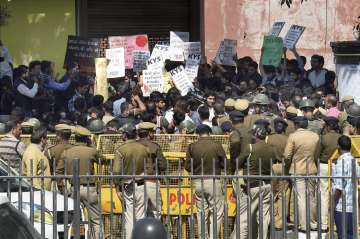 Ramjas College, Students, Protest, ABVP