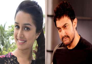 Shraddha Kapoor and Aamir Khan