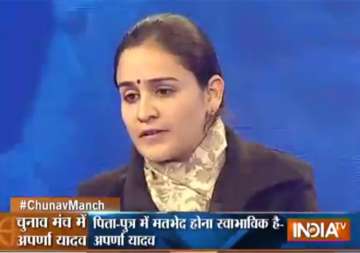 Aparna Yadav defends dynasty politics charge at India TV Chunav Manch