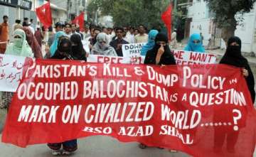 Baloch protestors