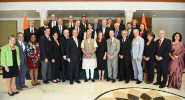 A US Congressional Delegation met PM Narendra Modi today.