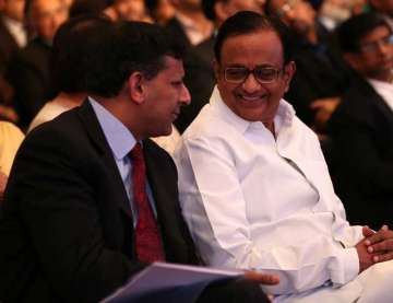 P Chidambaram with Raghuram Rajan