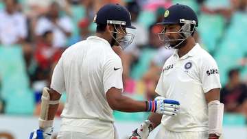 Murali, Pujara steady India (86/1 at lunch) after Rahul departs early