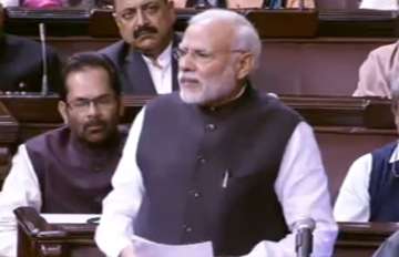  PM Modi replies to Motion of Thanks on President's Address in Rajya Sabha