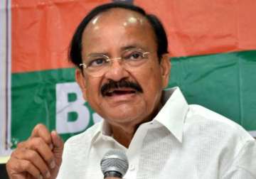 File pic of senior BJP leader Venkaiah Naidu 