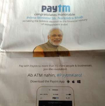 Centre slaps notices on RJio, Paytm for using PM Modi’s photo in advertisements