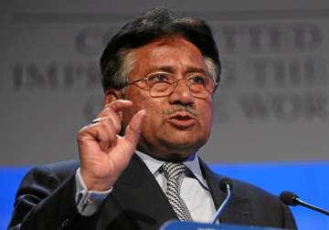 File pic of former Pak president Pervez Musharraf 