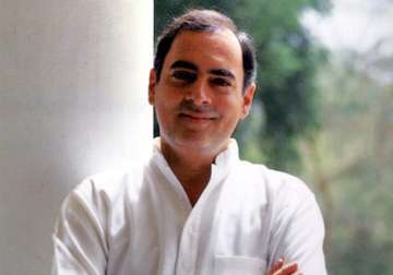 A file photo of Rajiv Gandhi