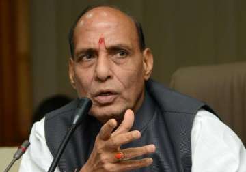 File pic - Union Home Minister Rajnath Singh