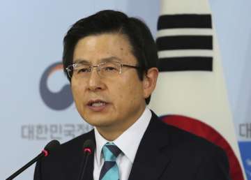 South Korean acting leader and Prime Minister Hwang Kyo-ahn