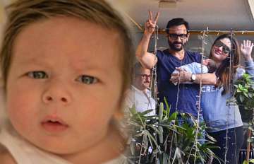 Saif Ali Khan and Taimur